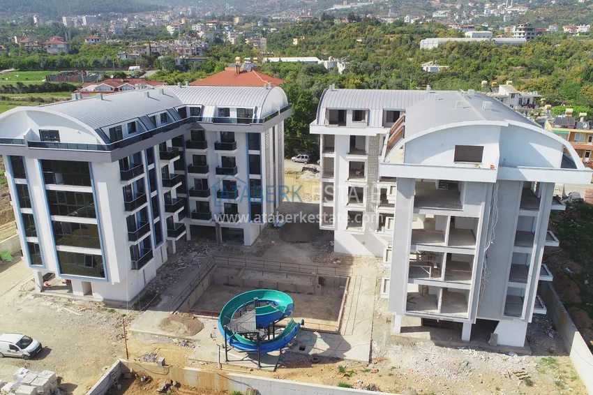 Квартиры в Алании - район Оба от инвестора в строящемся комплексе 6 
