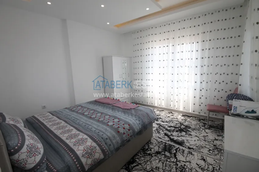 Приобрести Квартиры в Алании – район Конаклы двухкомнатные с мебелью 35 