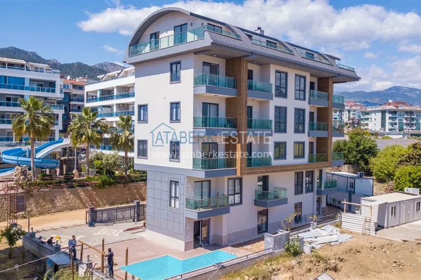 Квартира в районе Оба двухкомнатная с новой мебелью и видом на горы 4 