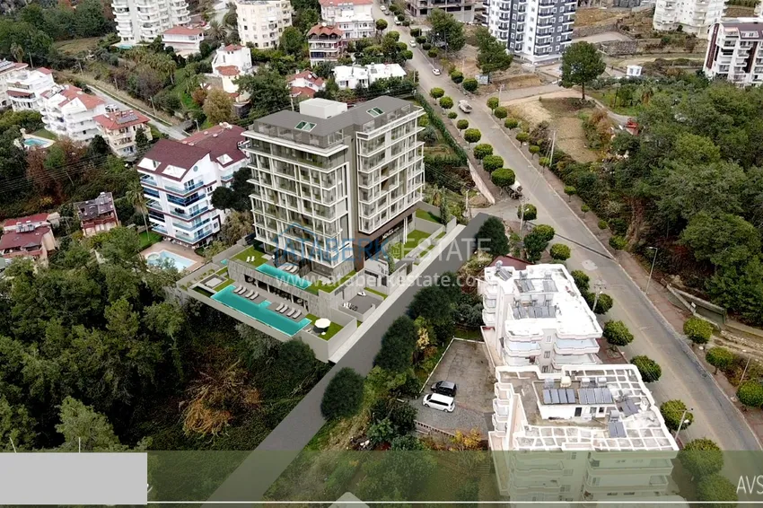 Новый инвестиционный проект жилого комплекса комфорт-люкса в центре Авсаллара 4 