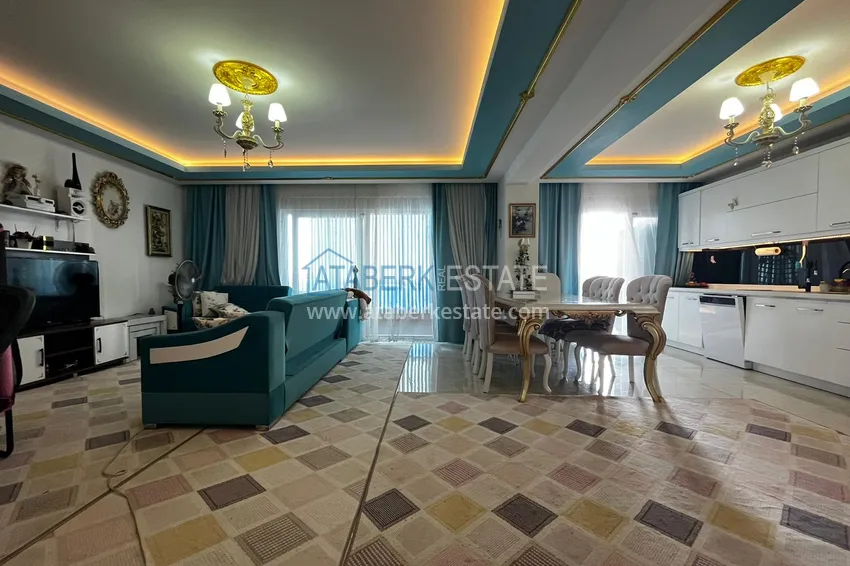 Приобрести Пентхаус-дуплекс в Махмутларе меблированный в комплексе с хорошей инфраструктурой 4