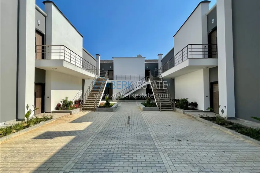 Квартира в Алании район Инджекум с чистовой отделкой в стильной резиденции таунхаусов 5 