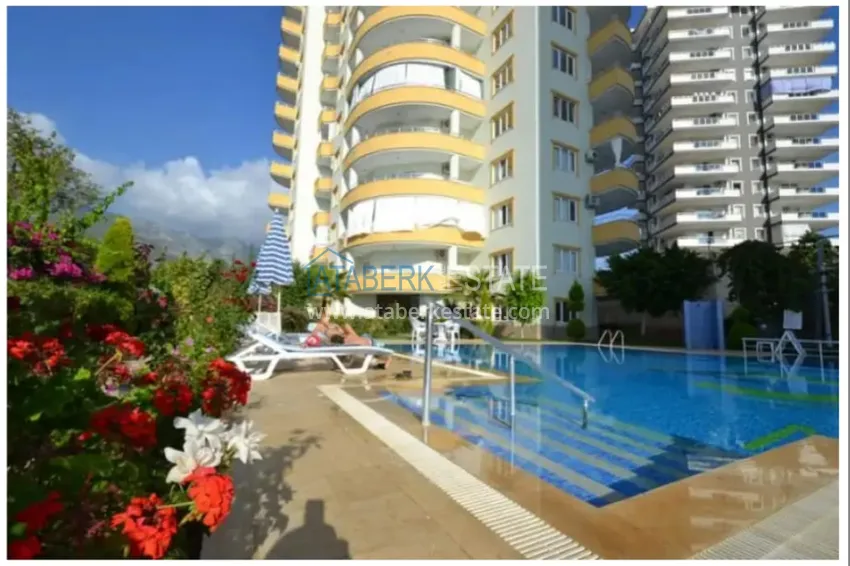 Квартира меблированная с видом на море и горы - Алания, Махмутлар 4 