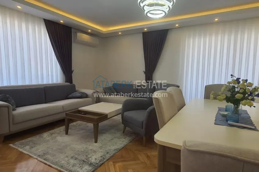 Приобрести Квартира в центре Алании - район пляжа Клеопатра, с современной мебелью и видом на горы  4 