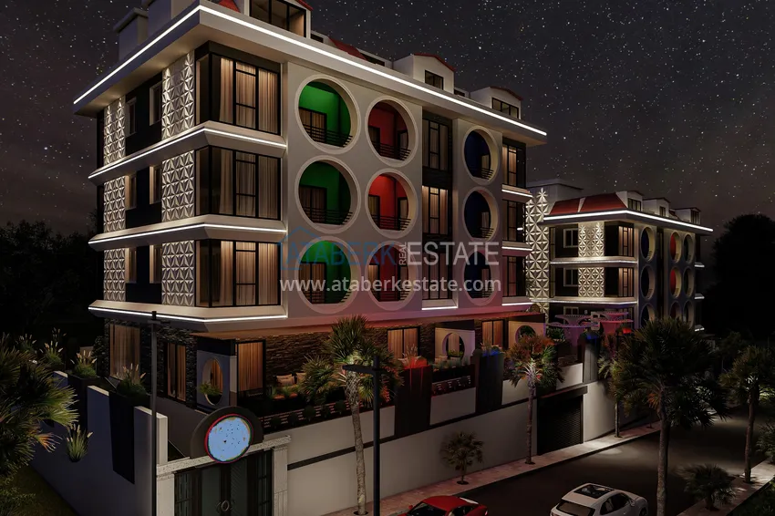 Пентхаус-дуплекс в Алании, район Махмутлар в комплексе на этапе строительства  4 