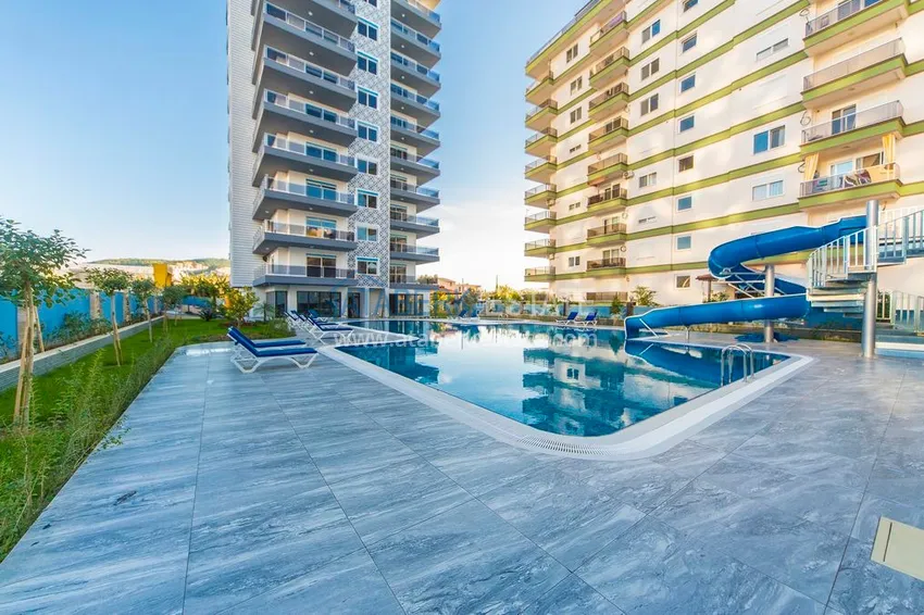 Квартира меблированная с видом на море в Махмутларе 7 