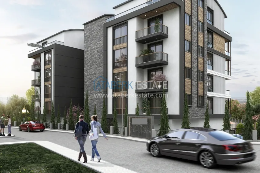 Квартира в Алании – район Оба от инвестора в строящемся комплексе 4 