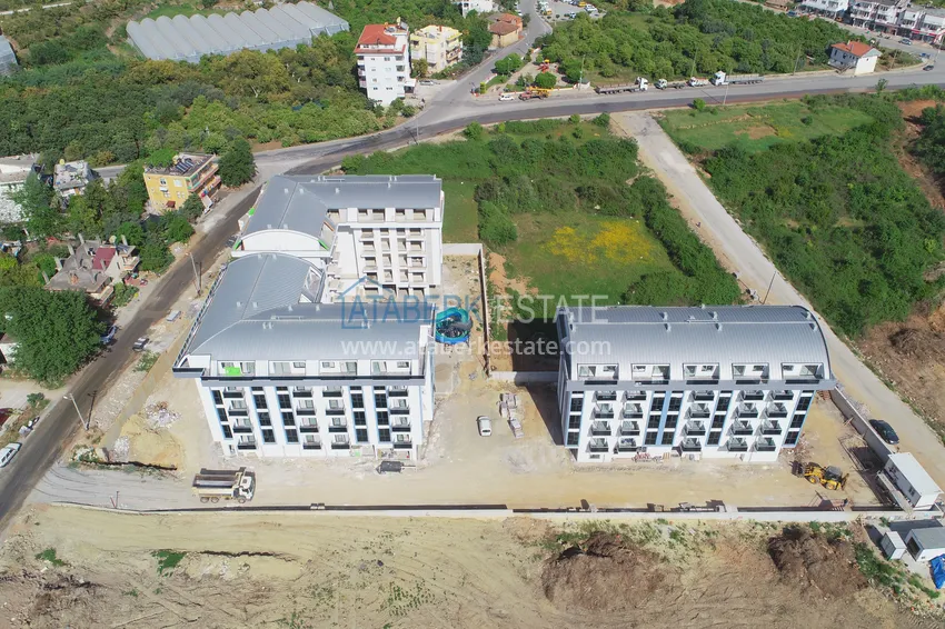 Квартиры в Алании - район Оба от инвестора в строящемся комплексе 7 