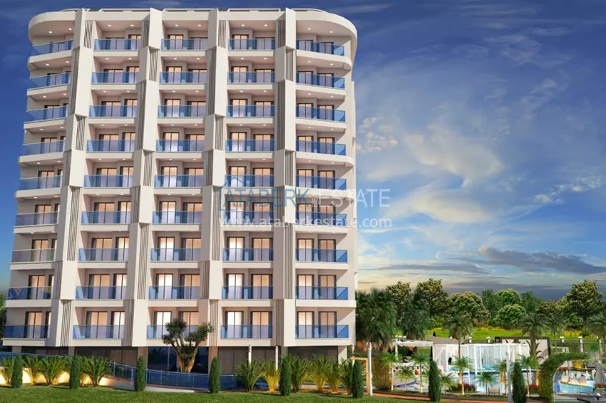 Квартиры в центре Алании от инвестора в комплексе на этапе строительства 5 