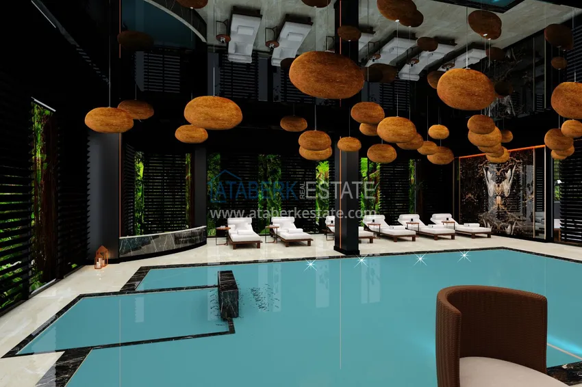 Квартиры в центре Алании от инвестора в комплексе на этапе строительства 23 