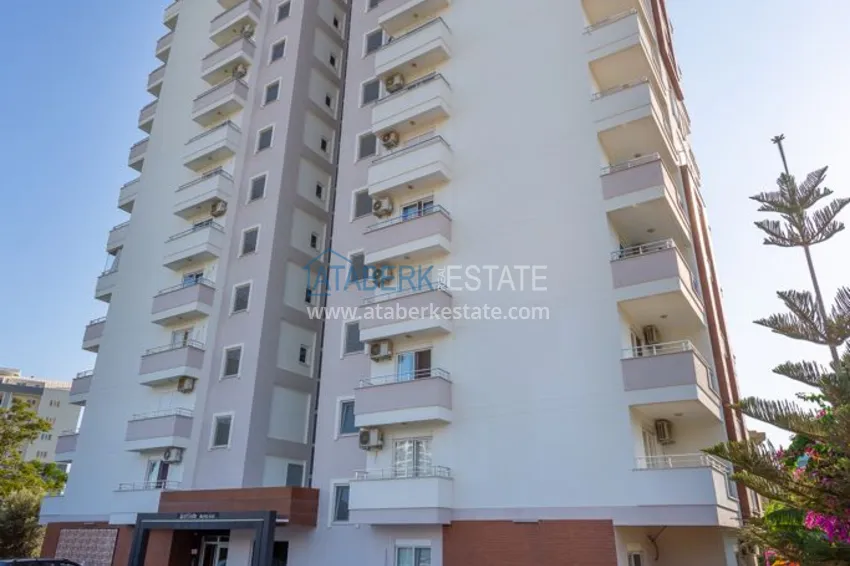 Квартира в Махмутларе в благоустроенном жилом комплексе полностью готовая для проживанияи с мебелью с видом на море и горы 5 