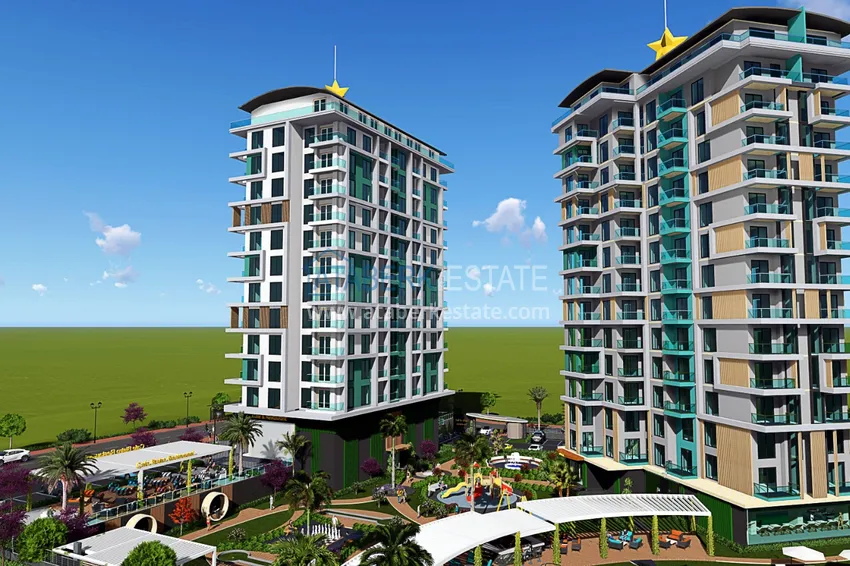 Квартира в Махмутларе от инвестора в комплексе на завершающем этапе строительства с богатой внутренней инфраструктурой 5 