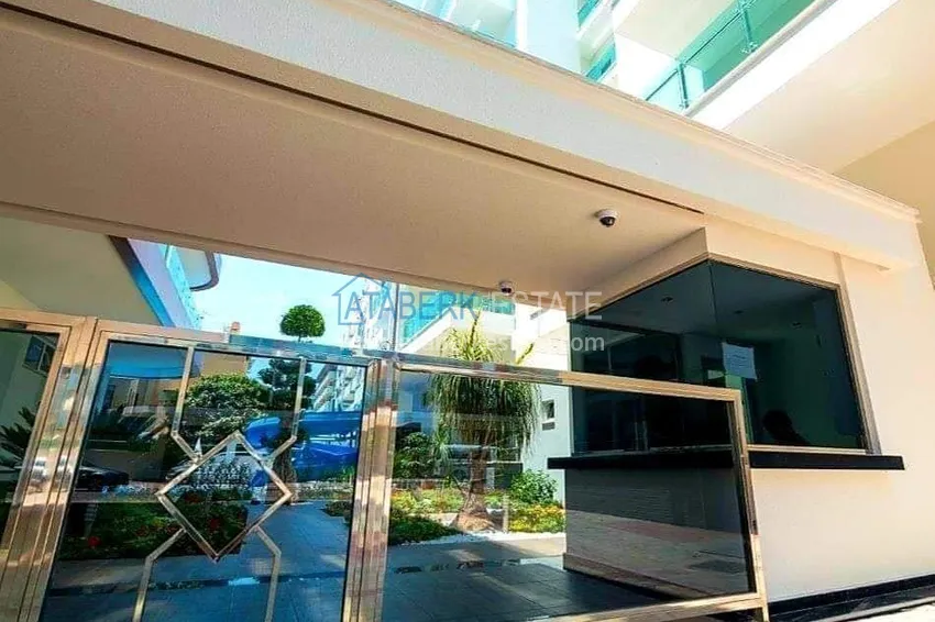 Квартира в центре Алании район пляжа Клеопатра с мебелью 5 