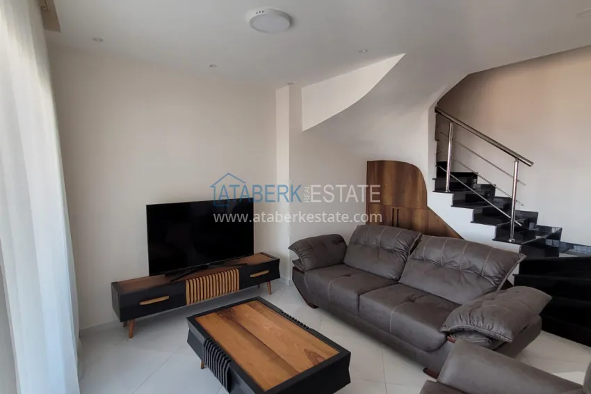 Приобрести Пентхаус-дуплекс в Махмутларе меблированный с видом на море 5 