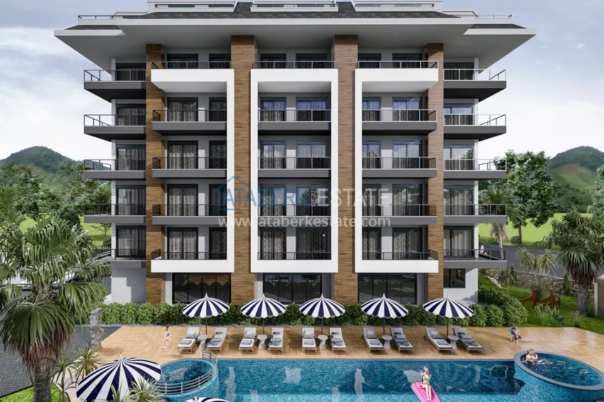 Новый инвестиционный проект жилого комплекса в Алании - район Тосмур 5 