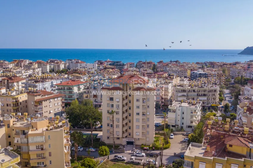 Квартира в центре Алании меблированная с отдельной кухней в современной резиденции 5 