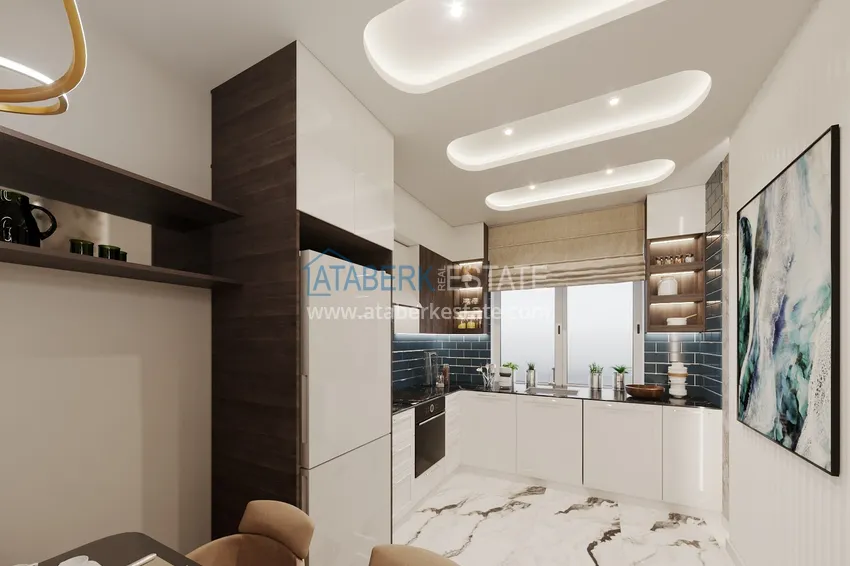 Приобрести Квартиры и пентхаус от инвестора в районе Демирташ в комплексе на стадии строительства 28 