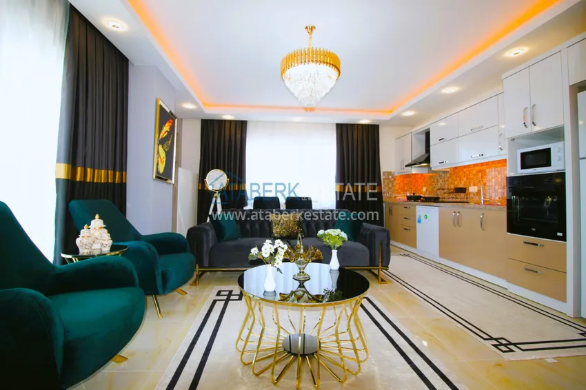 Приобрести Квартира в Махмутларе меблированная с видом на море с наилучшим месторасположением 7 