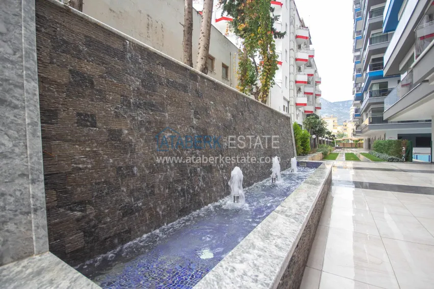 Дуплекс с видом на море, в Махмутларе меблированный, первая линия 6