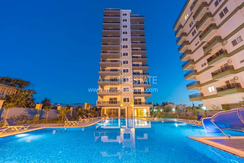 Квартира меблированная с видом на море в Махмутларе 8 