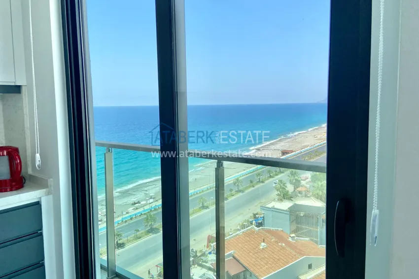 Приобрести Квартира в Махмутларе с мебелью в комплексе на первой линии от моря 10 