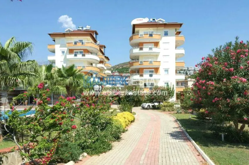 Квартира в Алании - район Демирташ меблированная с видом на море и горы 8