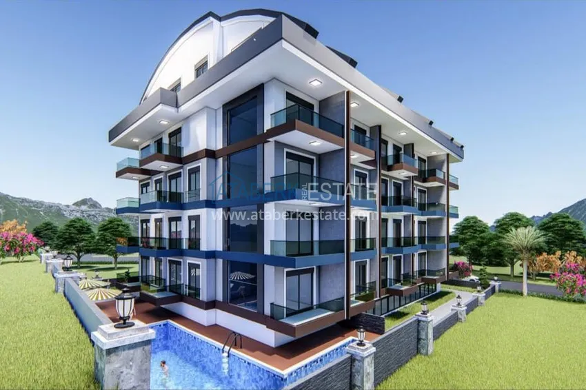 Квартиры в Махмутларе от инвестора в комплексе на завершающем этапе 11 