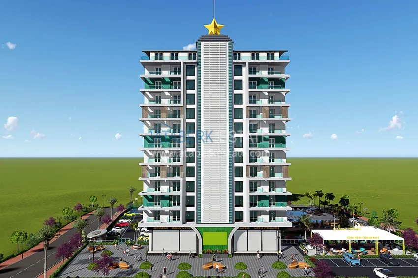 Квартира в Махмутларе от инвестора в комплексе на завершающем этапе строительства с богатой внутренней инфраструктурой 6 