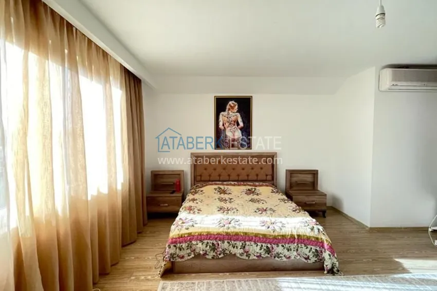 Приобрести Пентхаус-дуплекс в районе Кестель с мебелью в комплексе на берегу горной реки 9 