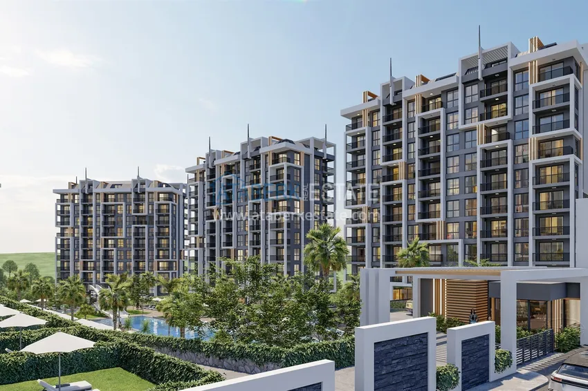 Квартира от инвестора в Авсалларе с рассрочкой платежа в строящемся комплексе 4