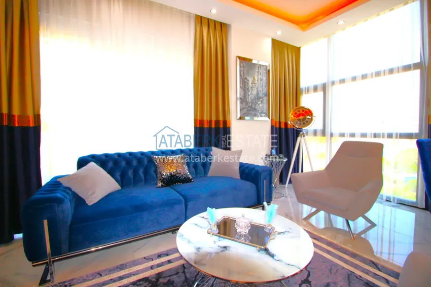 Приобрести Квартира в Махмутларе с новой мебелью в современном новом комплексе 8 