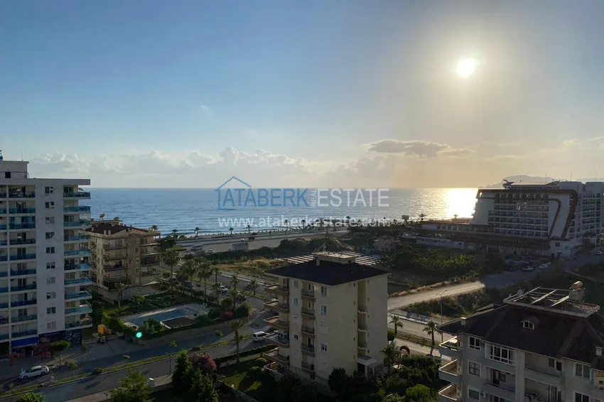 Приобрести Квартира в Махмутларе меблированная с застекленным балконом и открытым видом на море 6 