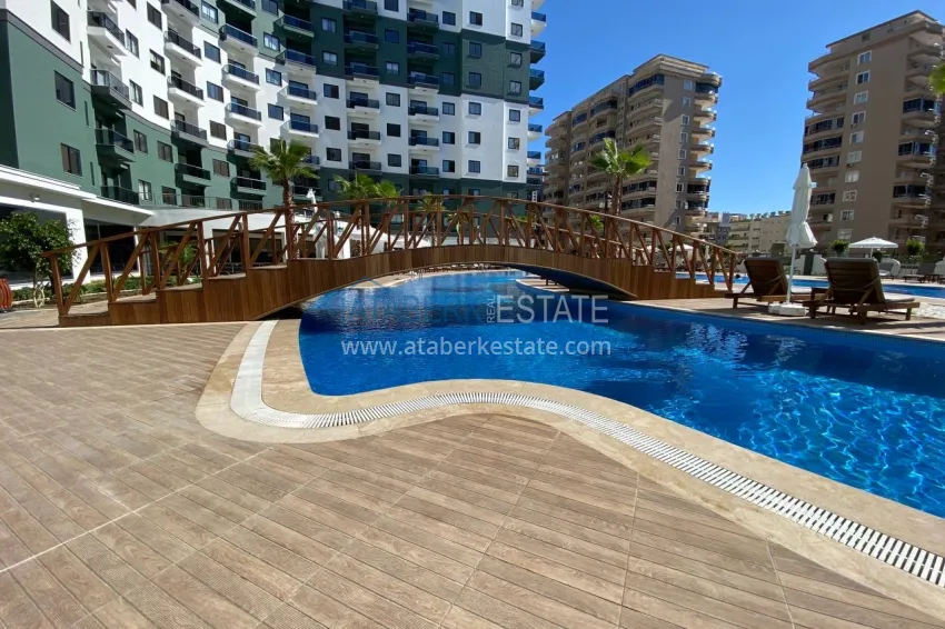 Квартиры в Махмутларе двухкомнатные полностью меблированные  8 