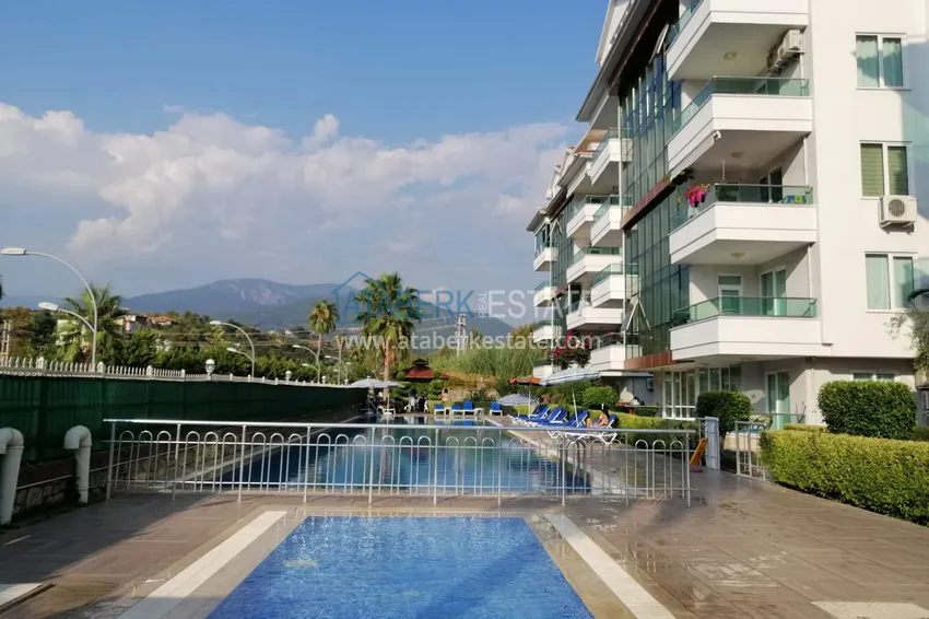 Пентхаус-дуплекс в районе Кестель с мебелью в комплексе на берегу горной реки 6 