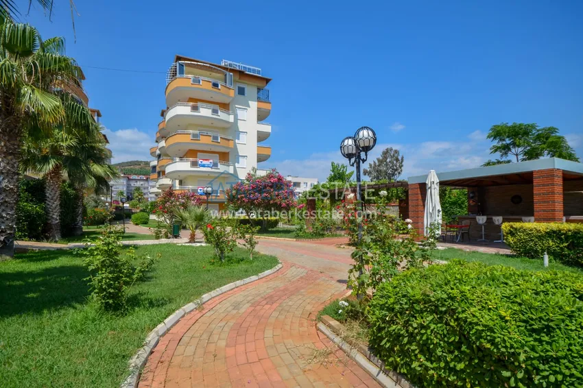 Квартира в Алании - район Демирташ меблированная с видом на море и горы 9