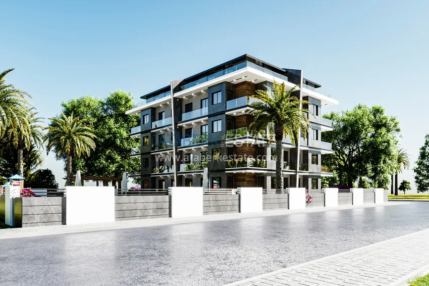 Элитный проект камерного комплекса в центре Алании – район пляжа Клеопатра 6