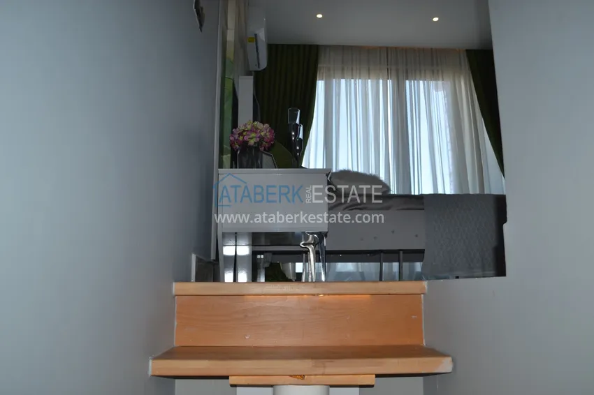 Приобрести Дуплекс с видом на море, в Махмутларе меблированный, первая линия 6