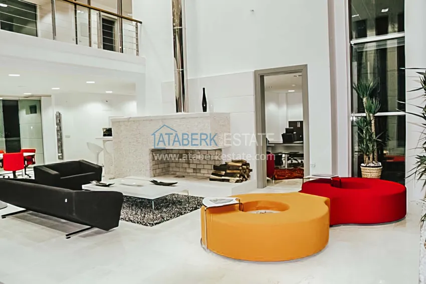 Квартира в Махмутларе с мебелью отдельной кухней и видом на море 7 