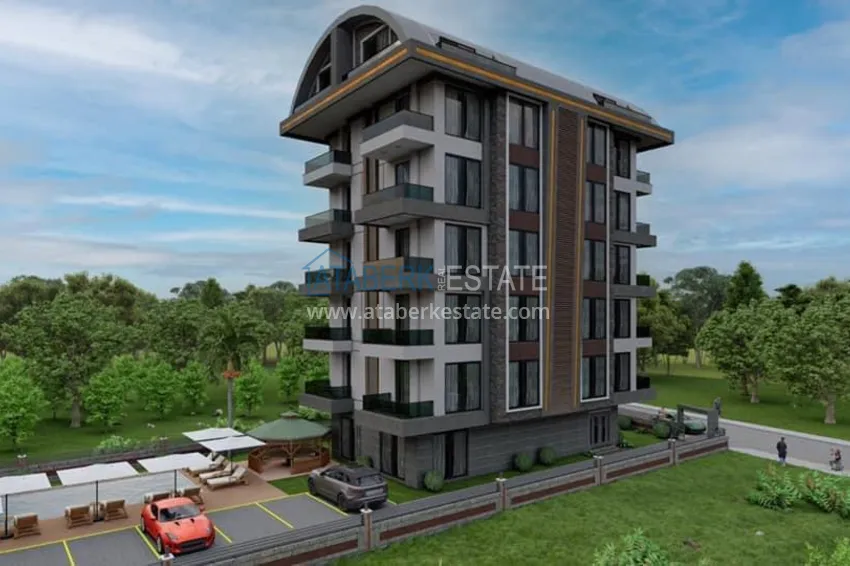 Новый проект жилого комплекса, в лесной зоне района Авсаллар - Алания 7 