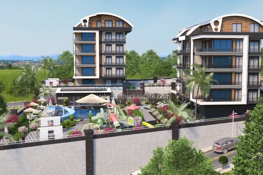 Новый проект жилого комплекса в Алании - район Каргыджак 8 