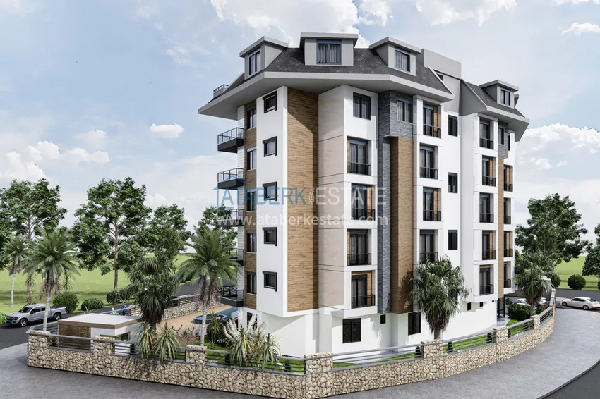 Новый инвестиционный проект жилого комплекса в Алании - район Тосмур 8 