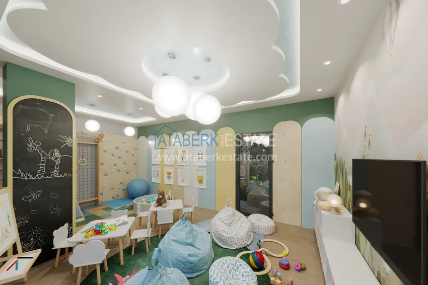 Новый инвестиционный проект жилого комплекса в Алании - район Тосмур 17 