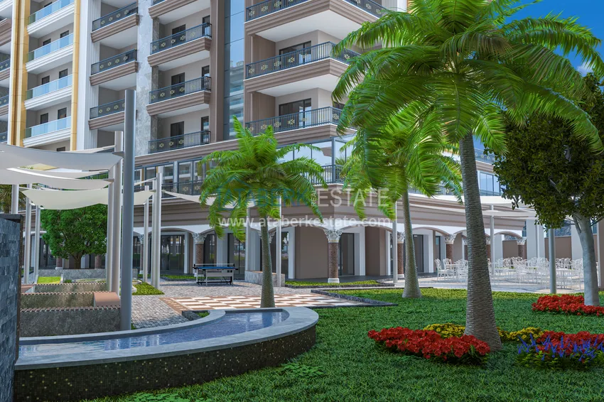 Квартира от инвестора в строящемся комплексе в Махмутларе 7 