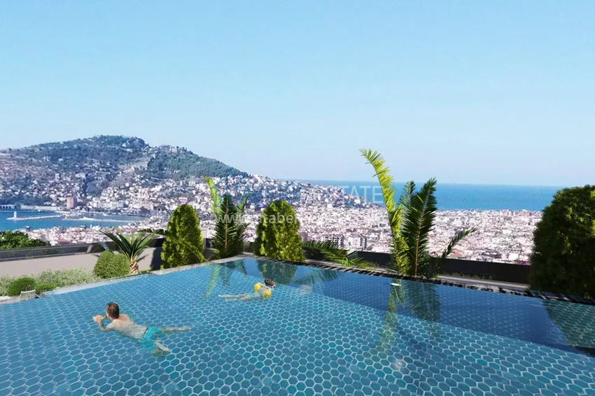 Эксклюзивный проект частной виллы класса-люкс в Алании - Бекташ 7 