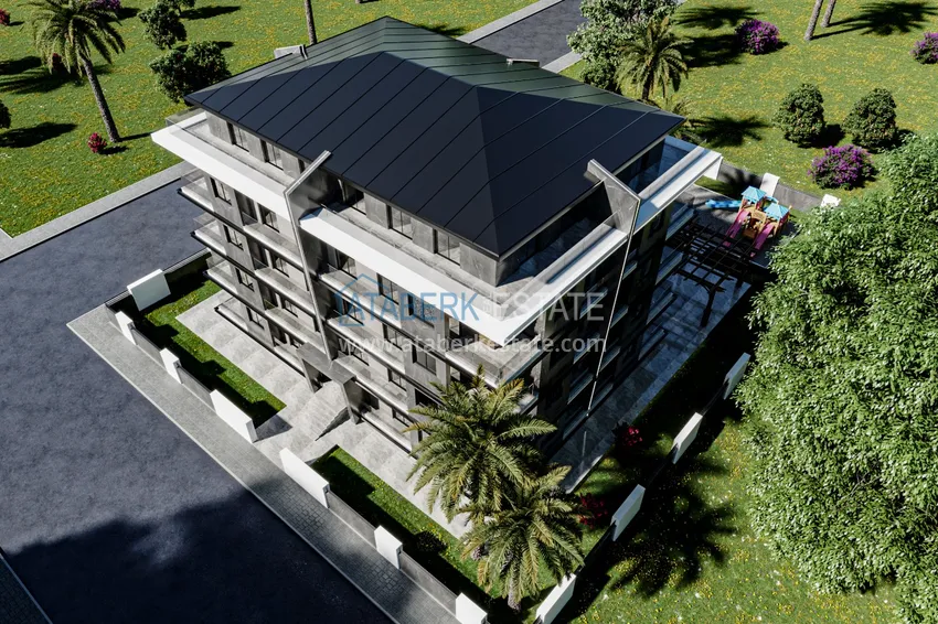 Элитный проект камерного комплекса в центре Алании – район пляжа Клеопатра 7