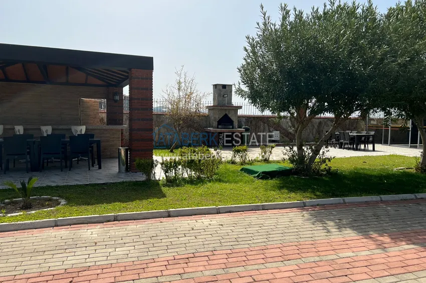 Квартира в Алании - район Демирташ меблированная с видом на море и горы 11