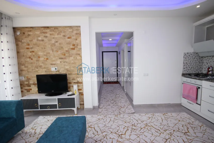 Приобрести Квартиры в Алании – район Конаклы двухкомнатные с мебелью 9 