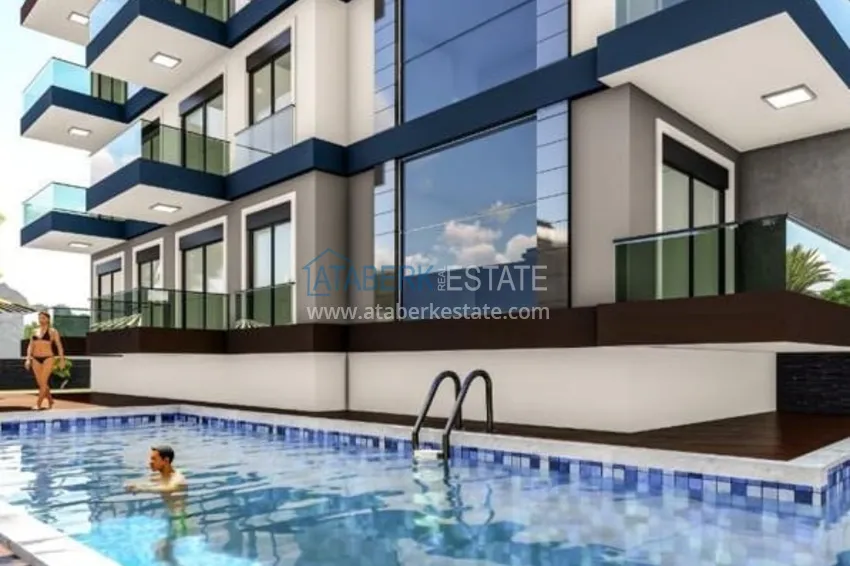 Квартиры в Махмутларе от инвестора в комплексе на завершающем этапе 13 