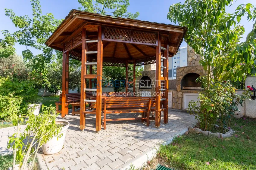 Квартира в Махмутларе в благоустроенном жилом комплексе полностью готовая для проживанияи с мебелью с видом на море и горы 8 