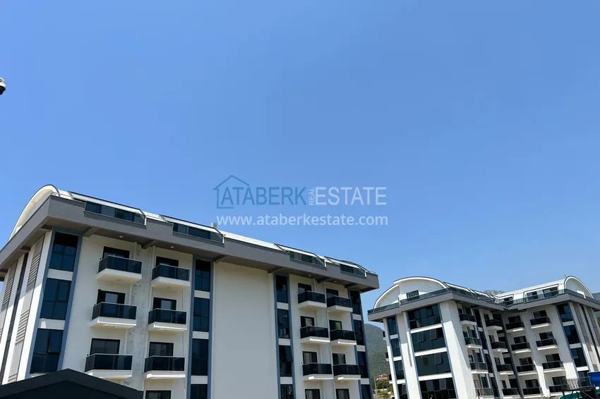 Квартиры в Алании - район Оба от инвестора в строящемся комплексе 10 